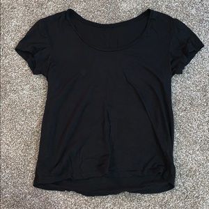 Black casual top